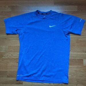 Nike Men's Hydroguard Dri-FIT Blue Tee UPF40+